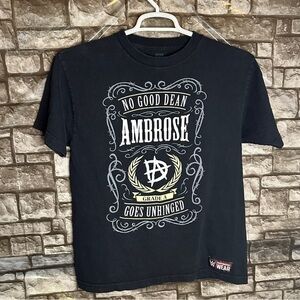 WWE Authentic Wear Dean Ambrose Graphic Tee Size Medium